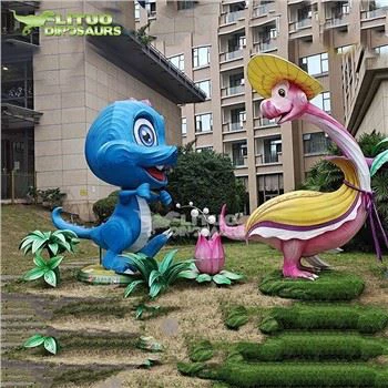 만화 공룡 랜턴